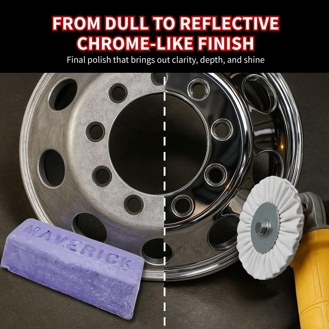 Renegade 2.5 lb polishing bar offers long-lasting use across multiple parts.