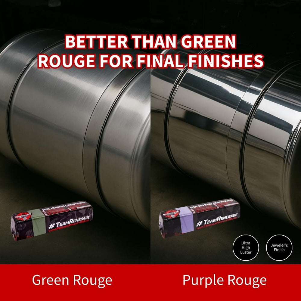 Renegade product packaging highlights premium quality and practical metal finishing.