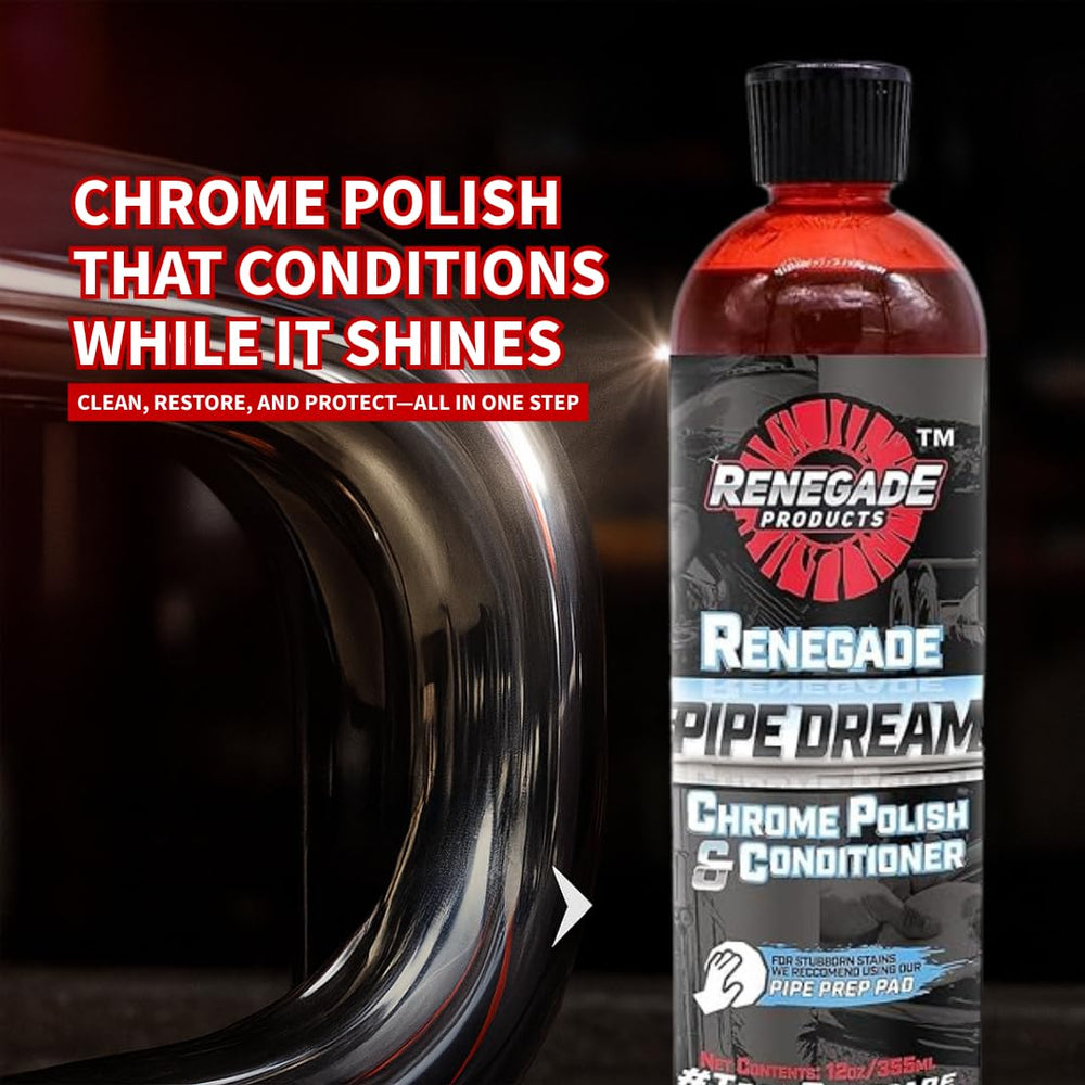 Renegade Products Rebel Pipe Dream Brazilian carnauba wax enhances shine