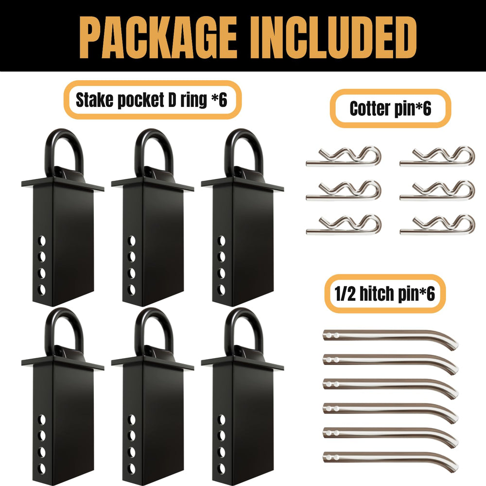 Renegrip D-ring with quick-release hitch pin enabling fast installation