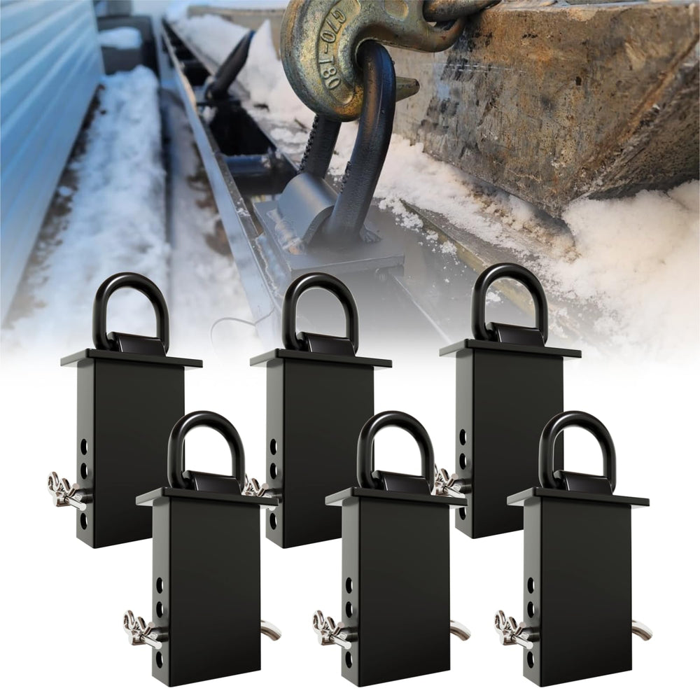 Renegrip heavy-duty D-ring mounted in stake pocket for secure tie-downs