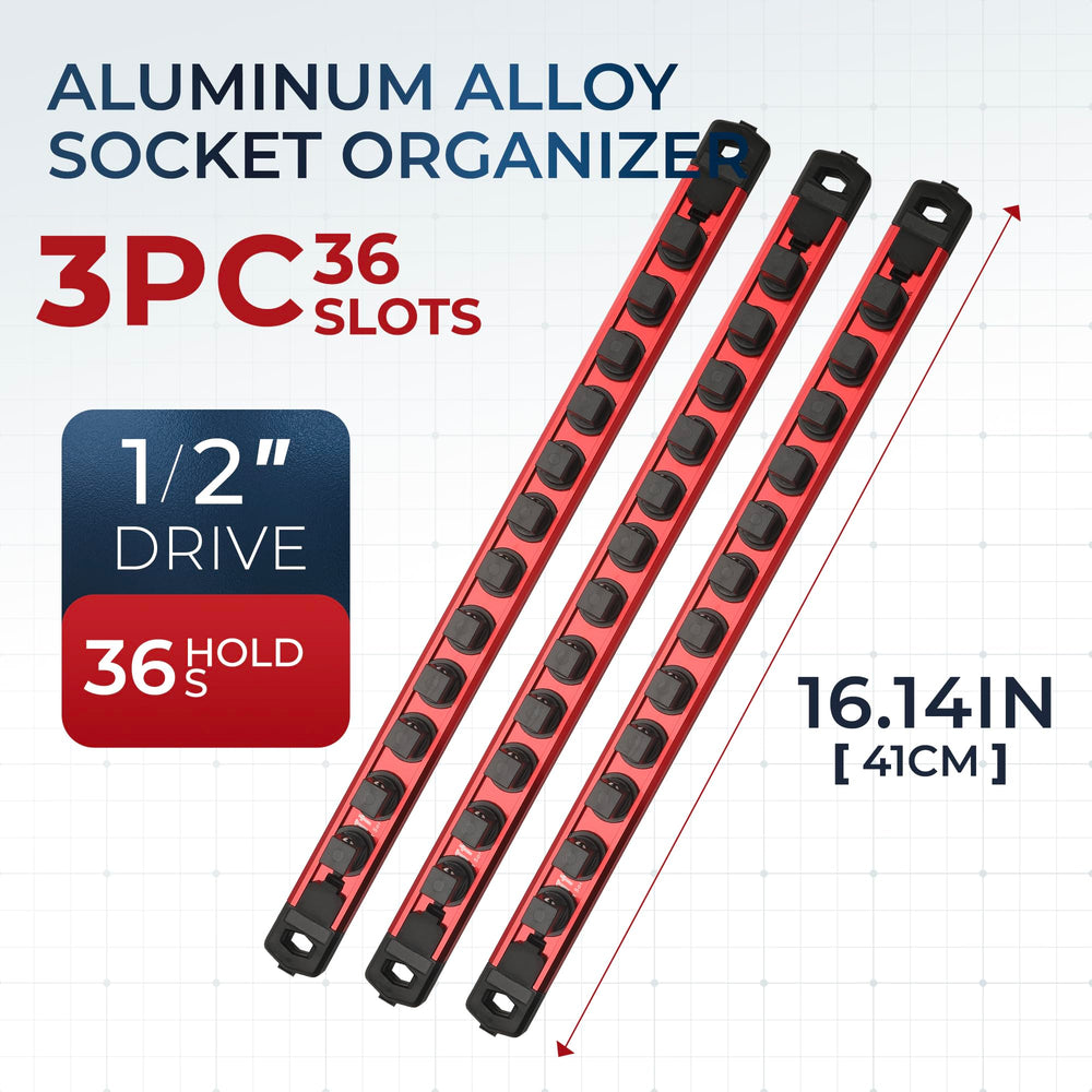 Reniteco rail holds 36 clips for large-capacity storage.