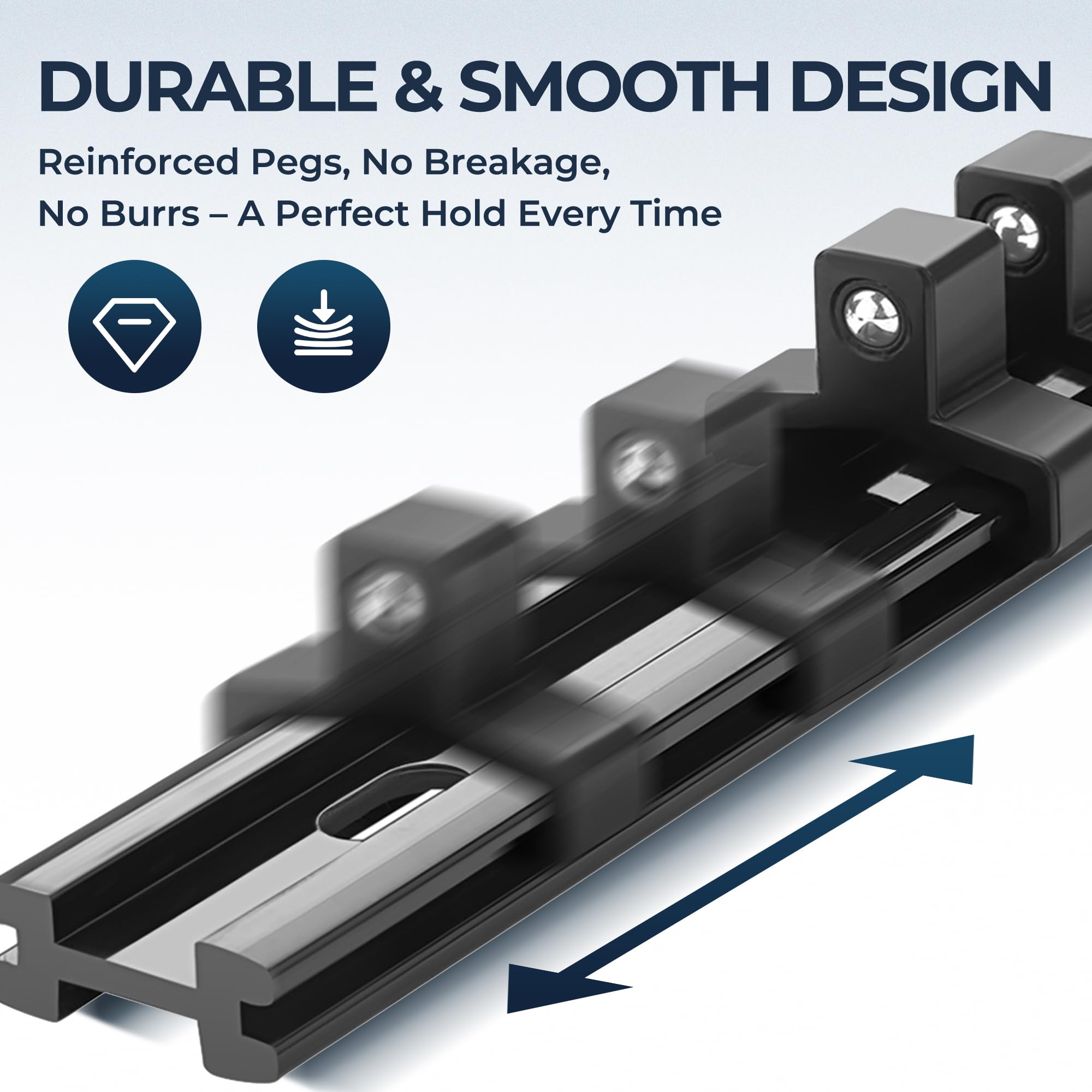 Reniteco 45-socket capacity keeps essential sockets close at hand.