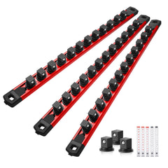 Reniteco magnetic socket organizer rail shows organized sockets for faster tool selection.