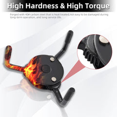 Reniteco oil filter wrench hex bolt included image conveys extra leverage.