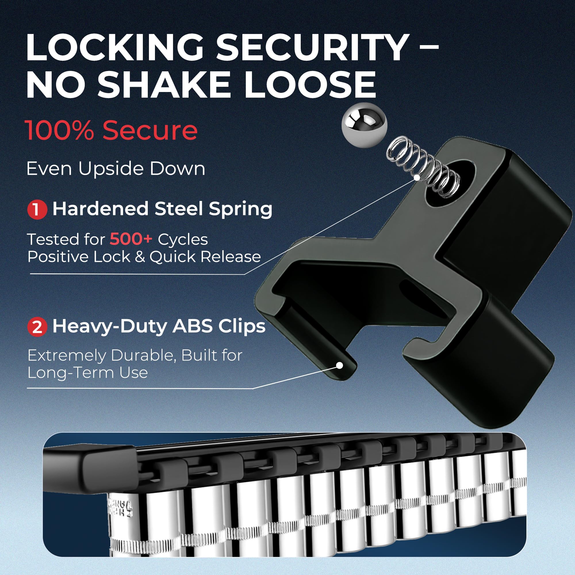 Reniteco removable end caps enable quick reconfiguration for space efficiency.