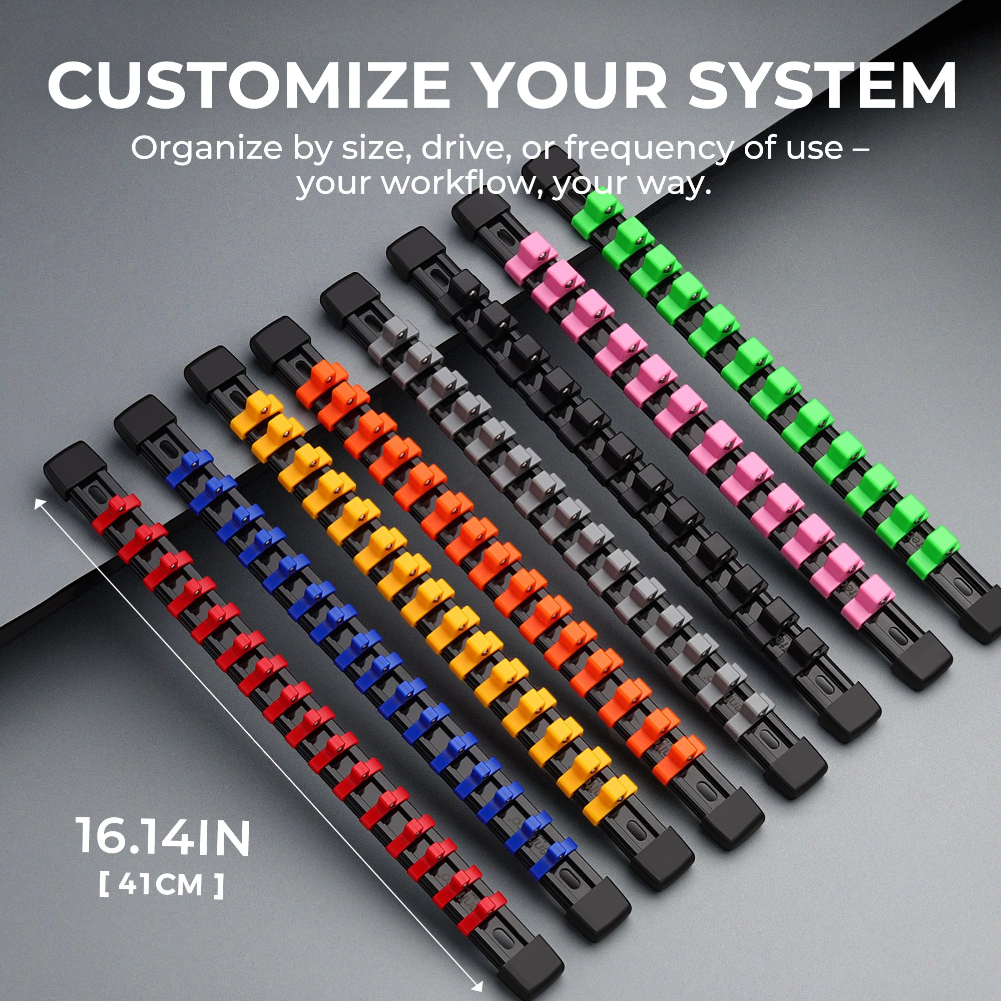 Reniteco secure detent holds clips firmly even when inverted.