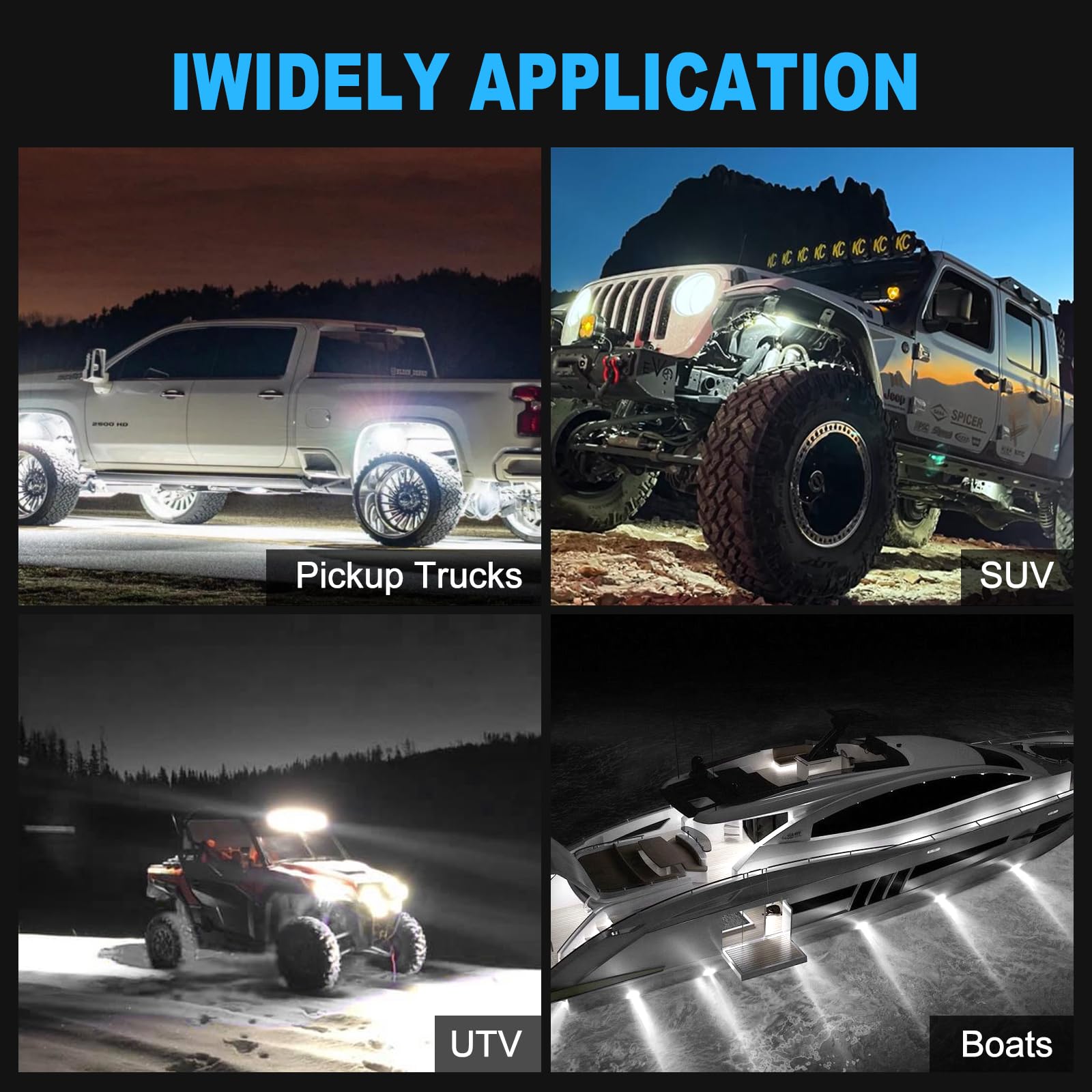 RENMAII-LIGHT bright white illumination for night driving