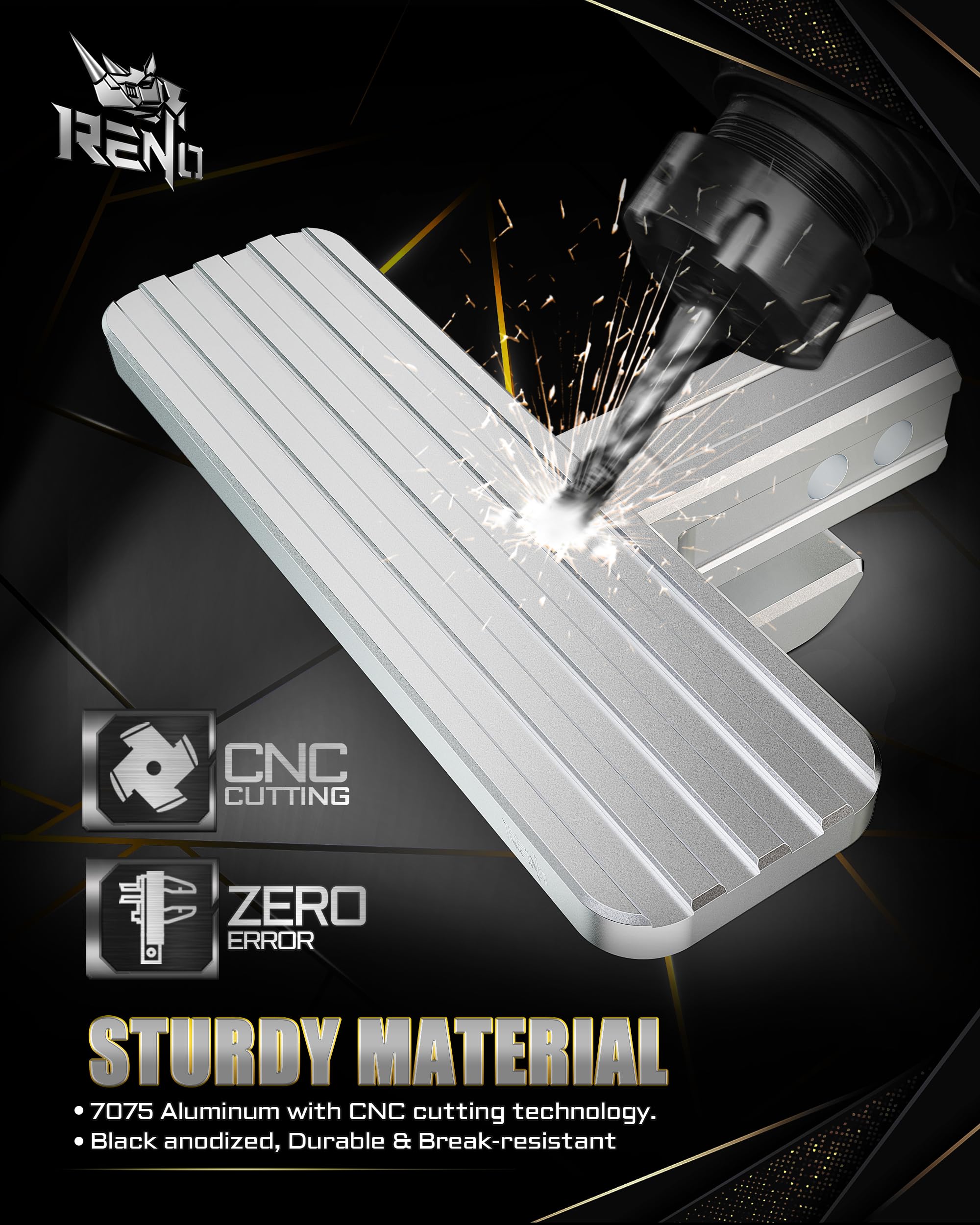 Reno bumper step installed quickly in under five minutes.