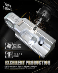 RENO D-ring shackle close-up highlighting durable hardware for secure recovery anchors.