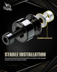 Reno SP1-M8 durable 6061 aluminum body for long-lasting strength.