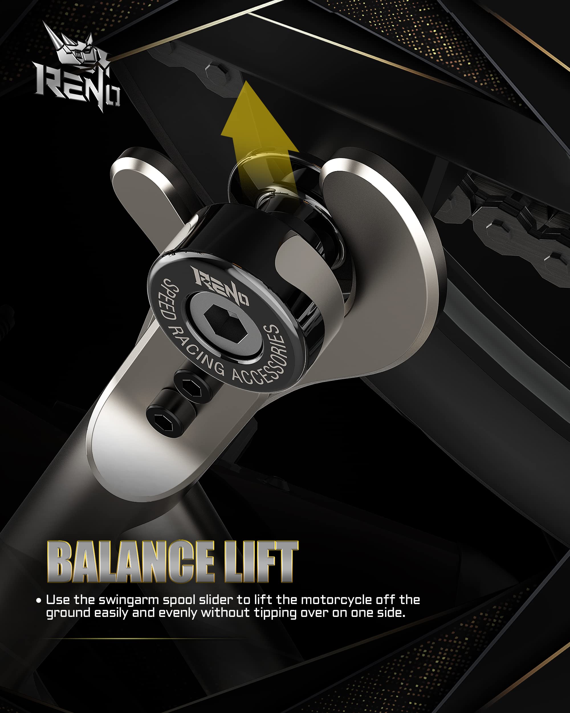 Reno SP1-M8 installation kit includes washer for flush mounting.