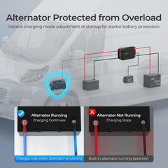 Renogy DC to DC charger 12V 20A Lifepo4 activation for peak battery readiness