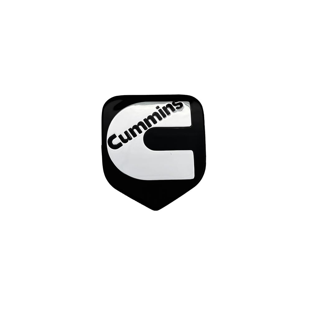 REOPEAI Cummins emblem on front grille with 3D nameplate in black chrome.