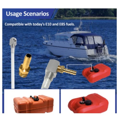 REPLACEMENTKITS.COM 3/8-inch external and 1/4-inch internal NPT threads for versatile fitting