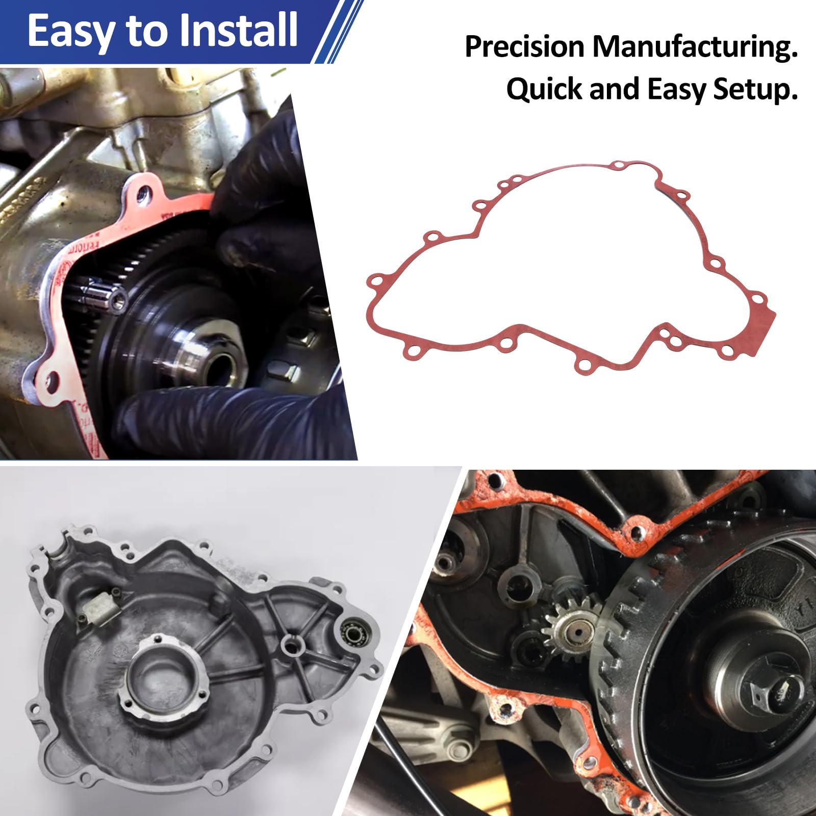 REPLACEMENTKITS.COM cover gasket for Polaris General models enhances sealing performance.