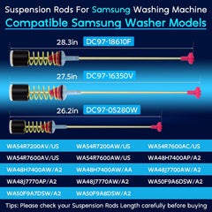 Replizo DC97-16350V rod install closeup emphasizes easy-fit compatibility.