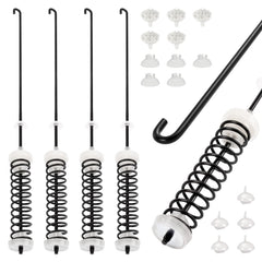 Replizo W10780045 suspension rod kit, front view, reduces vibration for smoother cycles.