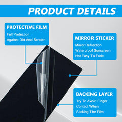 Repustor durable polycarbonate material resists aging for long-lasting window trims.