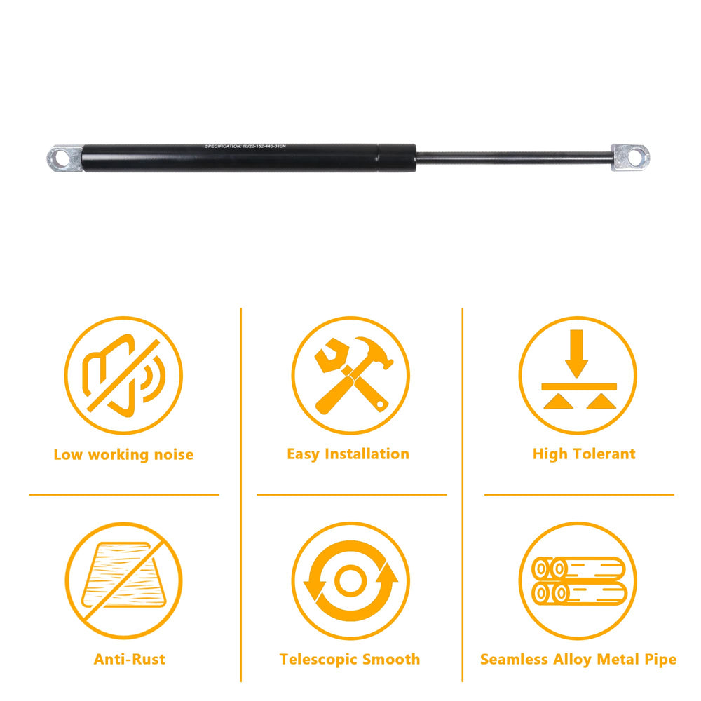 High-strength end caps shown for secure attachment and reduced wear.
