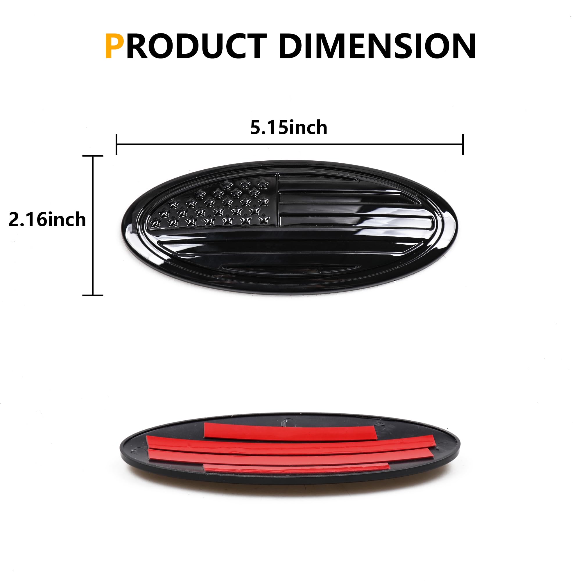 RERPRO one-pack tailgate emblem cover ready to apply.