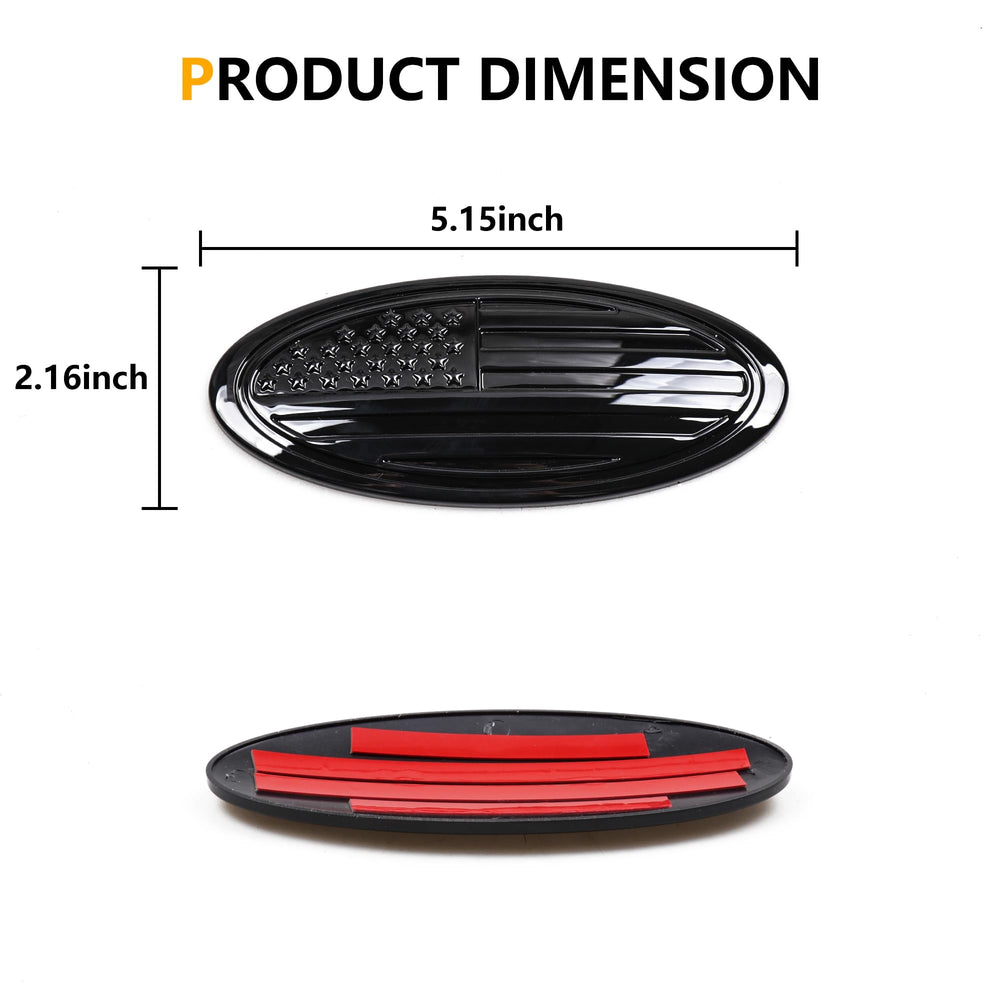 RERPRO one-pack tailgate emblem cover ready to apply.