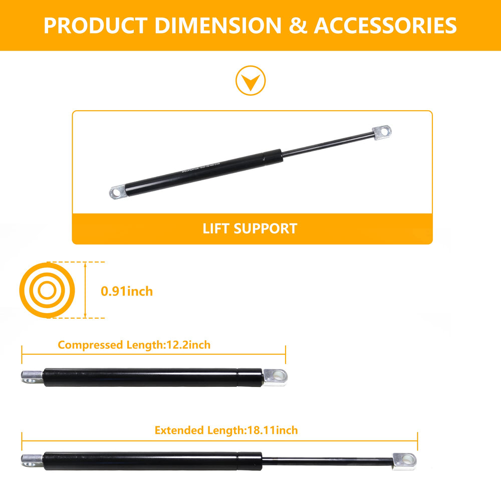 One-piece RERPRO shock demonstrates easy replacement and safer operation.
