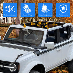 RERPRO sunshade offers UV protection and glare reduction for Bronco drives