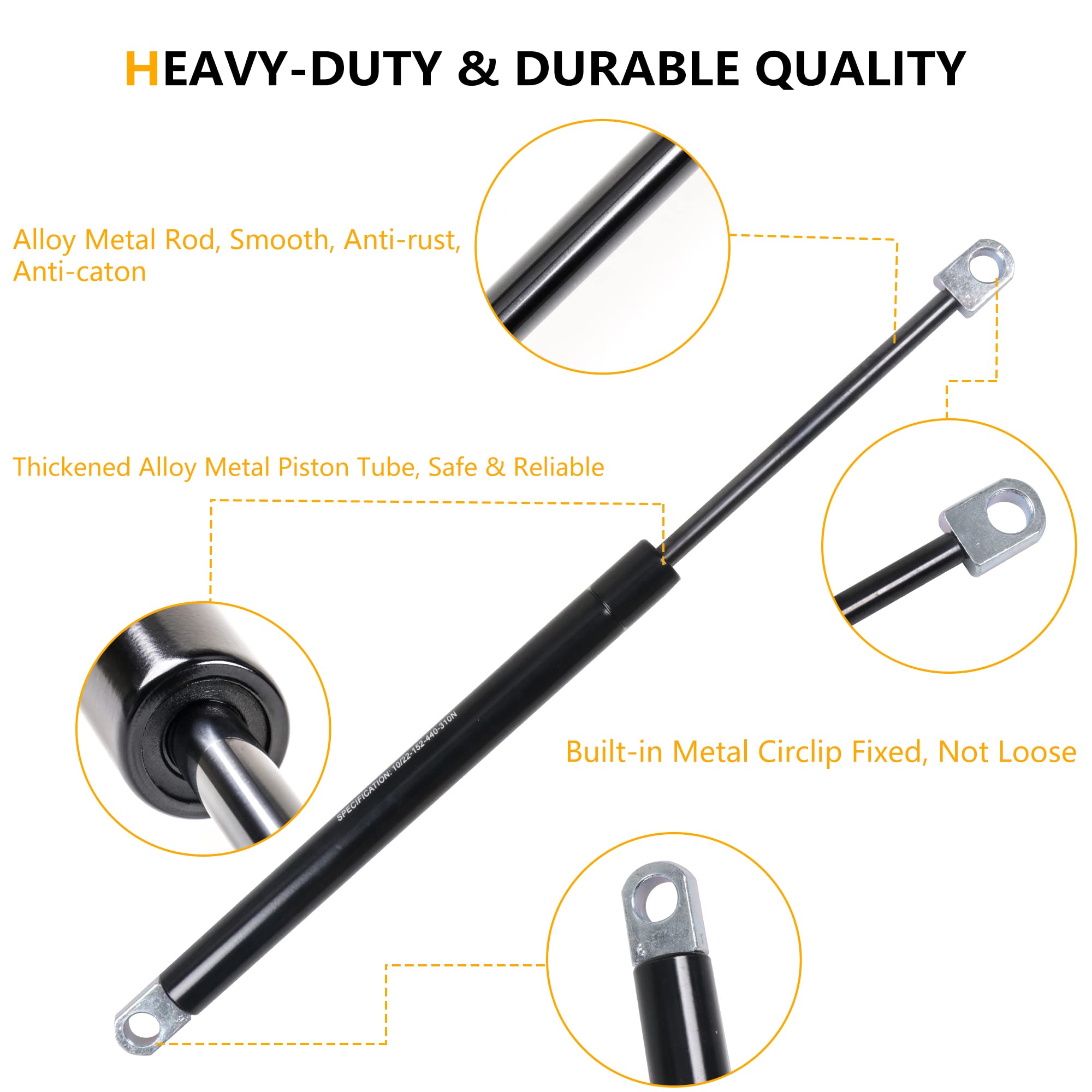 Thickened piston tube by RERPRO ensures reliable sealing and longevity.