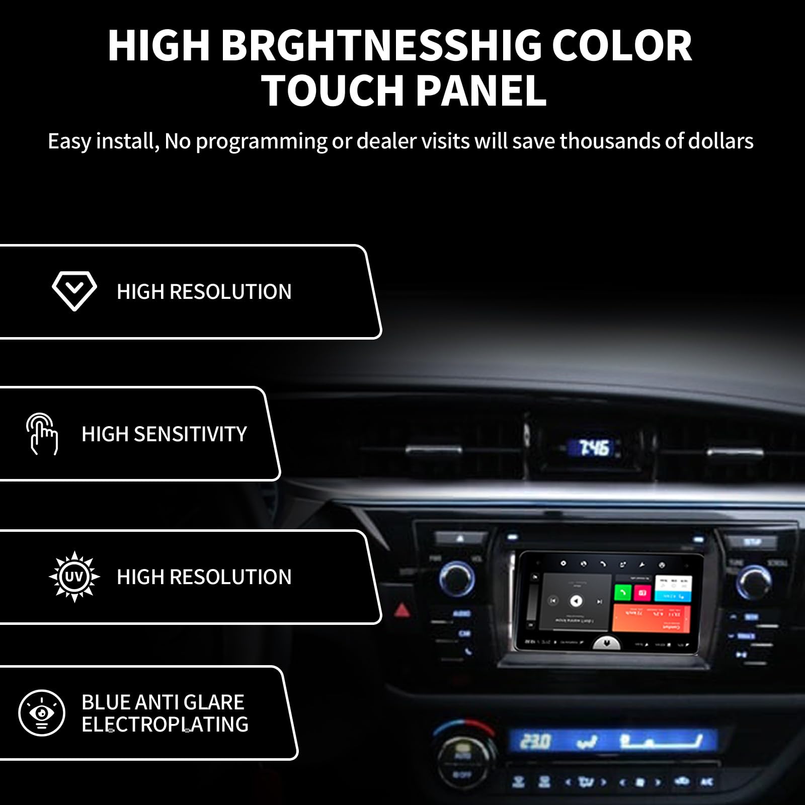 RESNAVSCREN cracked-screen replacement avoids dealer visits and preserves usability.