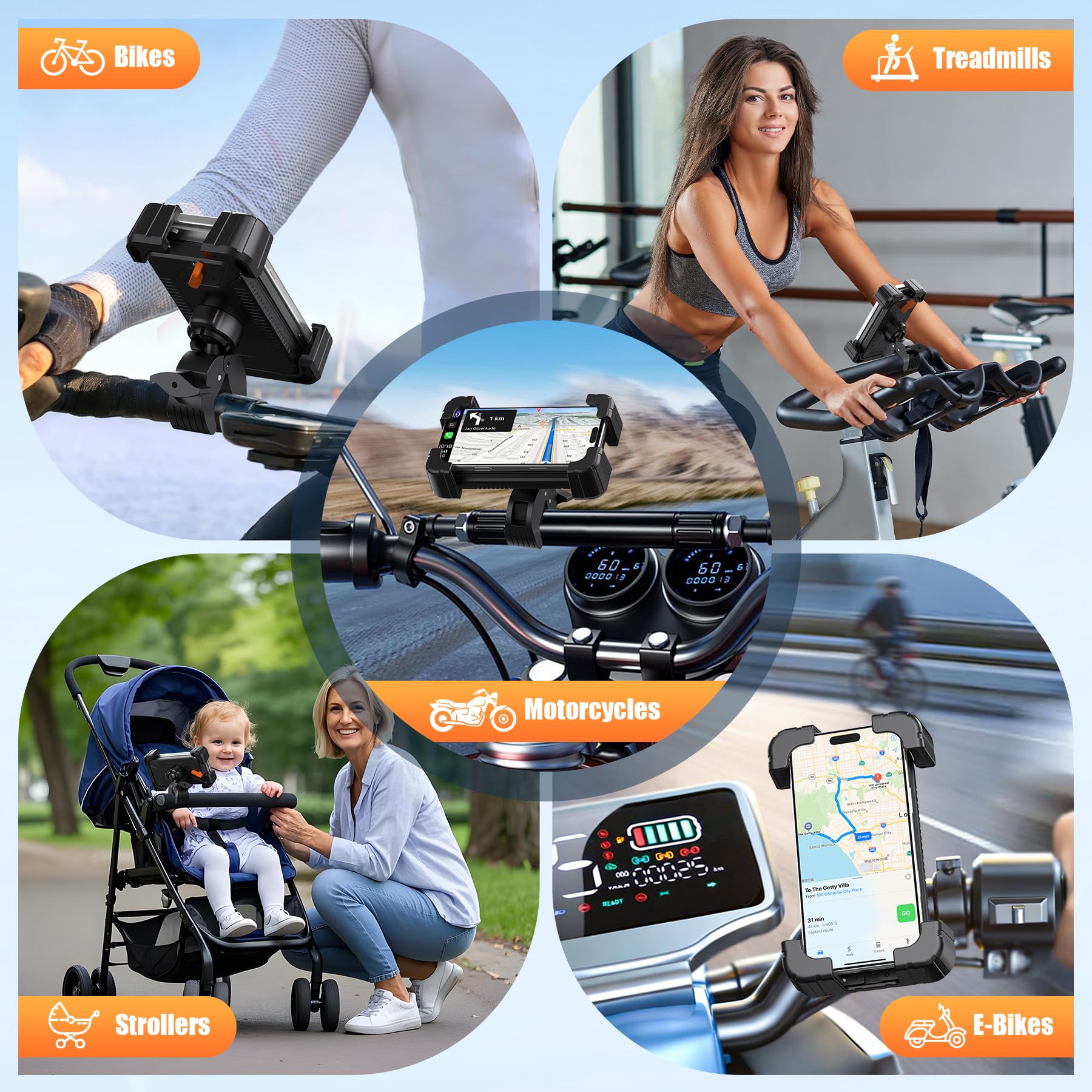 RESSONIC 15W wireless charging supports Qi devices during workouts.