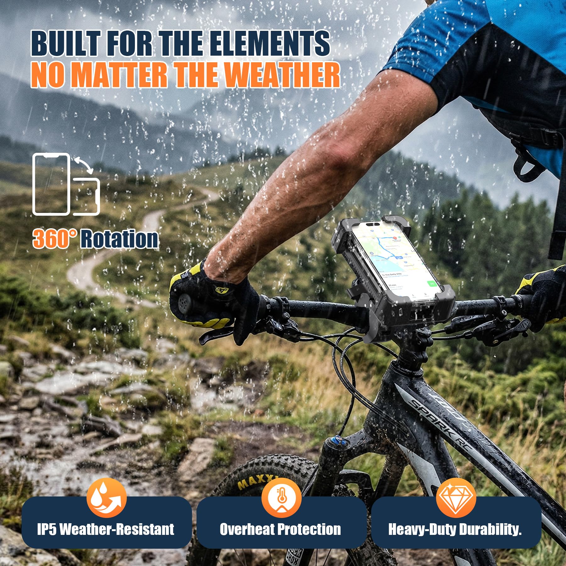 RESSONIC compact portable power bank enables on-the-go charging beyond cycling.
