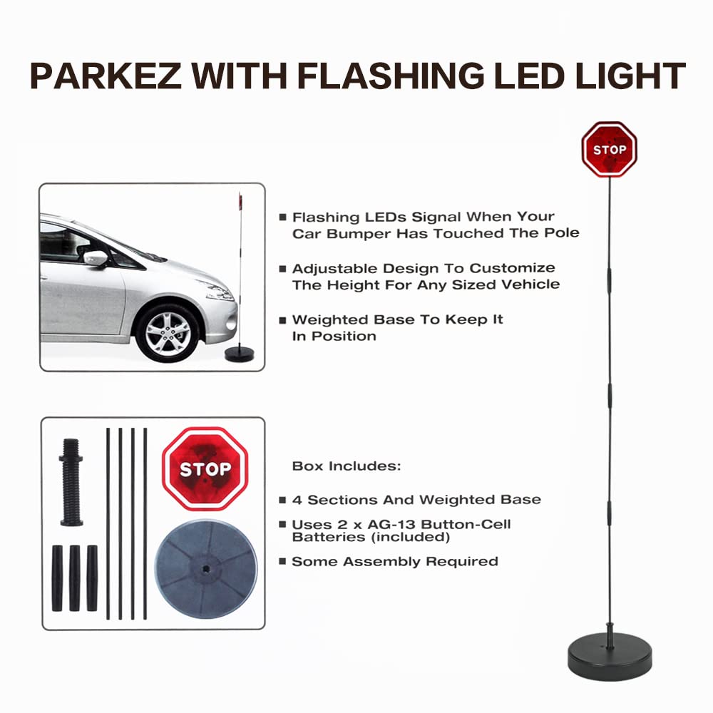 Reswish adjustable-height parking sign adapts to different vehicle heights.