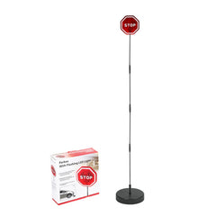 Reswish LED light parking stop sign enhances garage alignment and dent prevention.