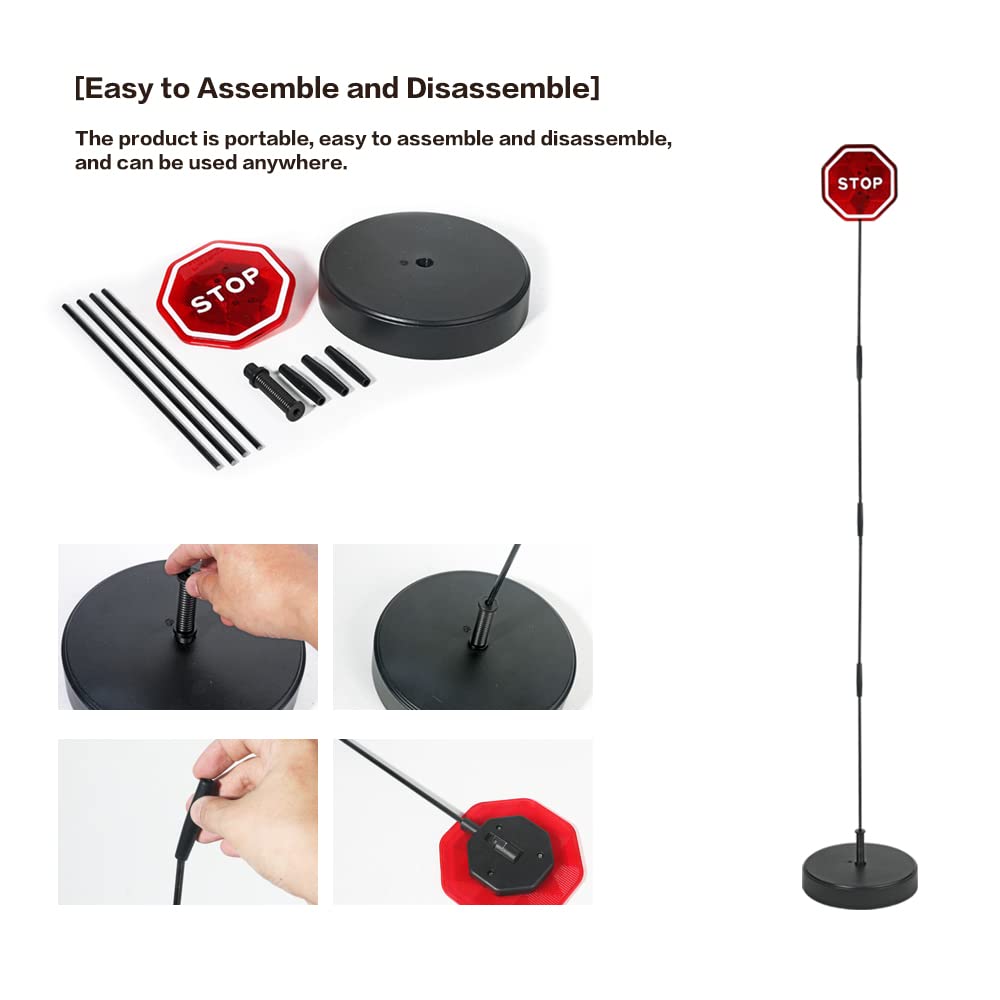 Reswish portable parking sign for versatile use in homes and small spaces.