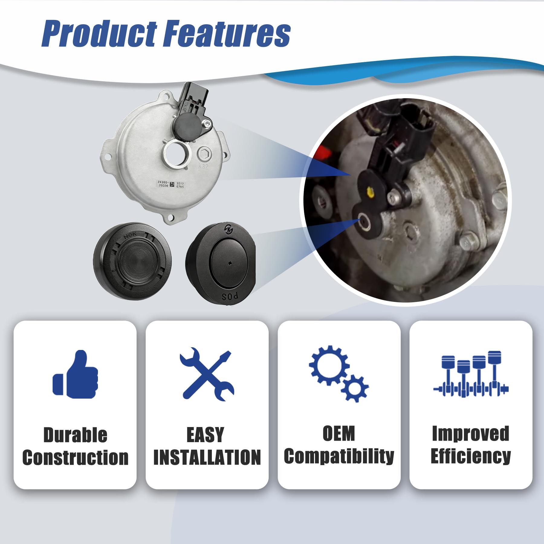 Retepif engine component bundle highlighting seals for reliable installation.