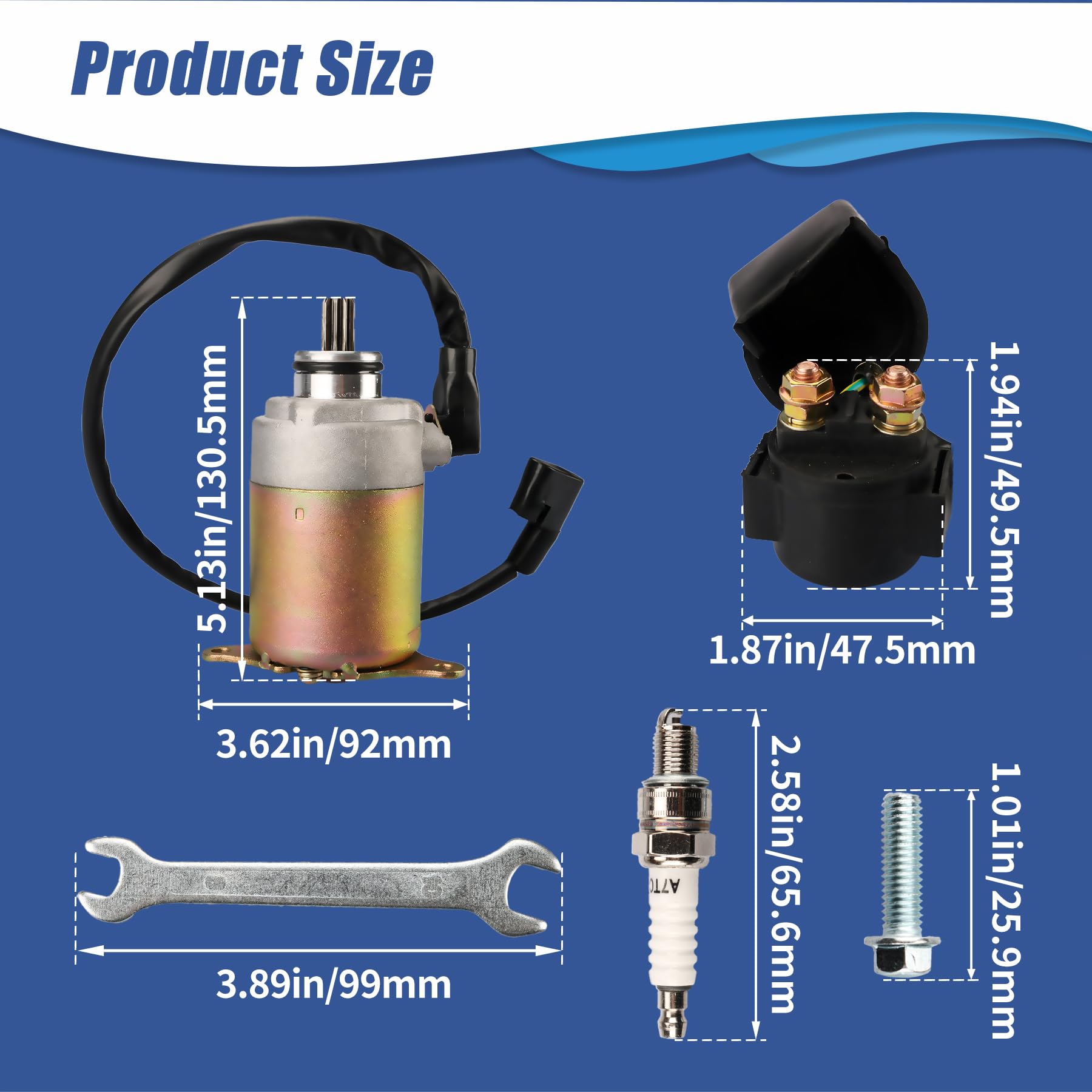 Retepif wrench and ties pack aids fast, tidy installation.