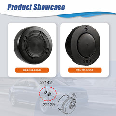Retepif round cam seal plug detail highlighting vacuum seating and dirt protection.