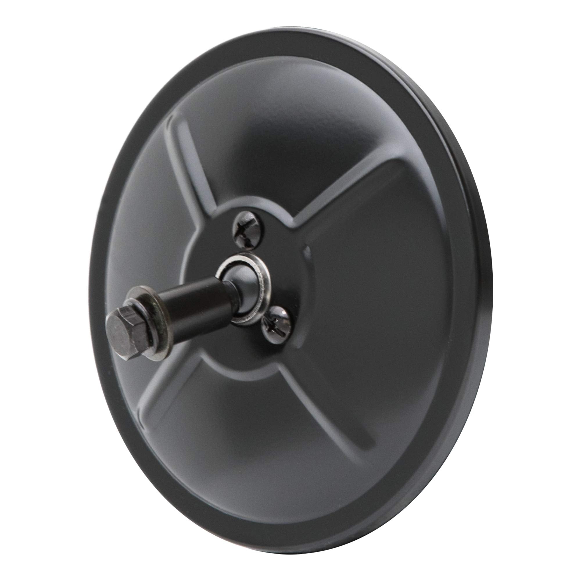 RETRAC black steel mirror body adds durability and a professional look.