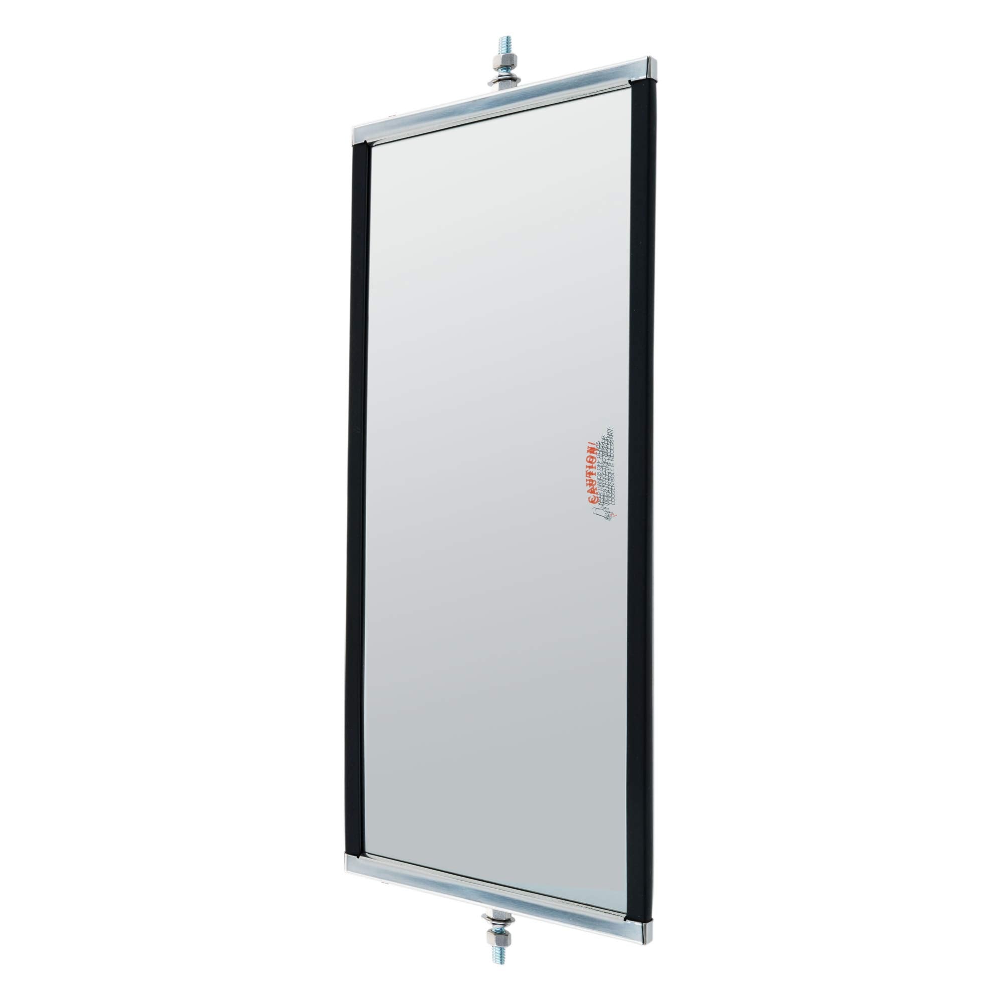 RETRAC 610301 west coast mirror head front view with stainless steel and wide field of view