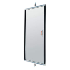 RETRAC 610301 west coast mirror head front view with stainless steel and wide field of view