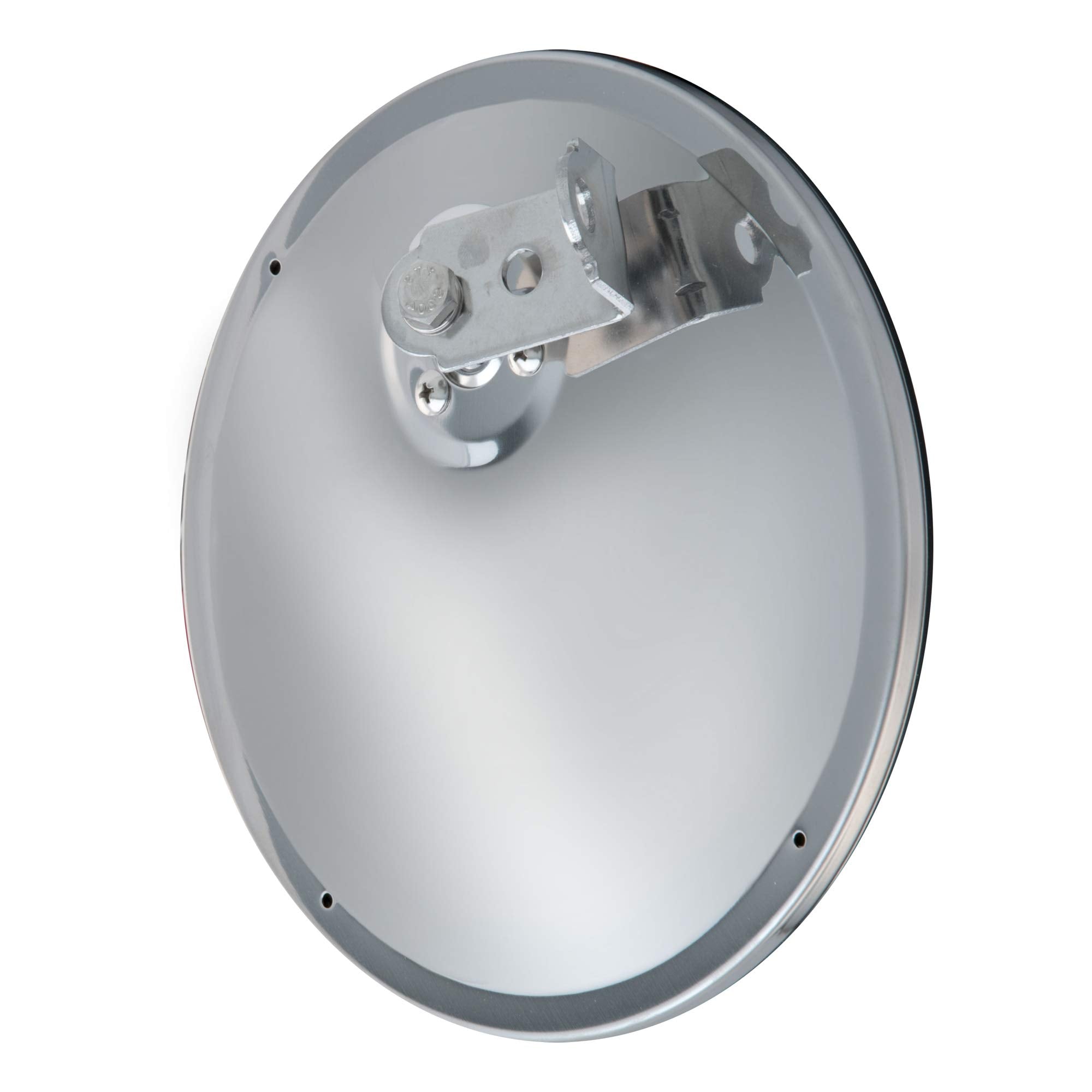 RETRAC stainless steel mirror body resists corrosion for heavy-duty use.