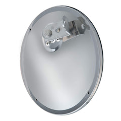 RETRAC stainless steel mirror body resists corrosion for heavy-duty use.