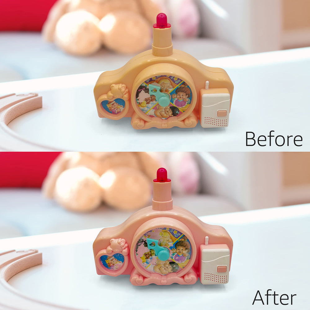 Retro-Brite Sole Brite protects non-yellowed areas during treatment.