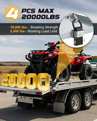 RETRUE adjustable tie-down points for versatile securing options.