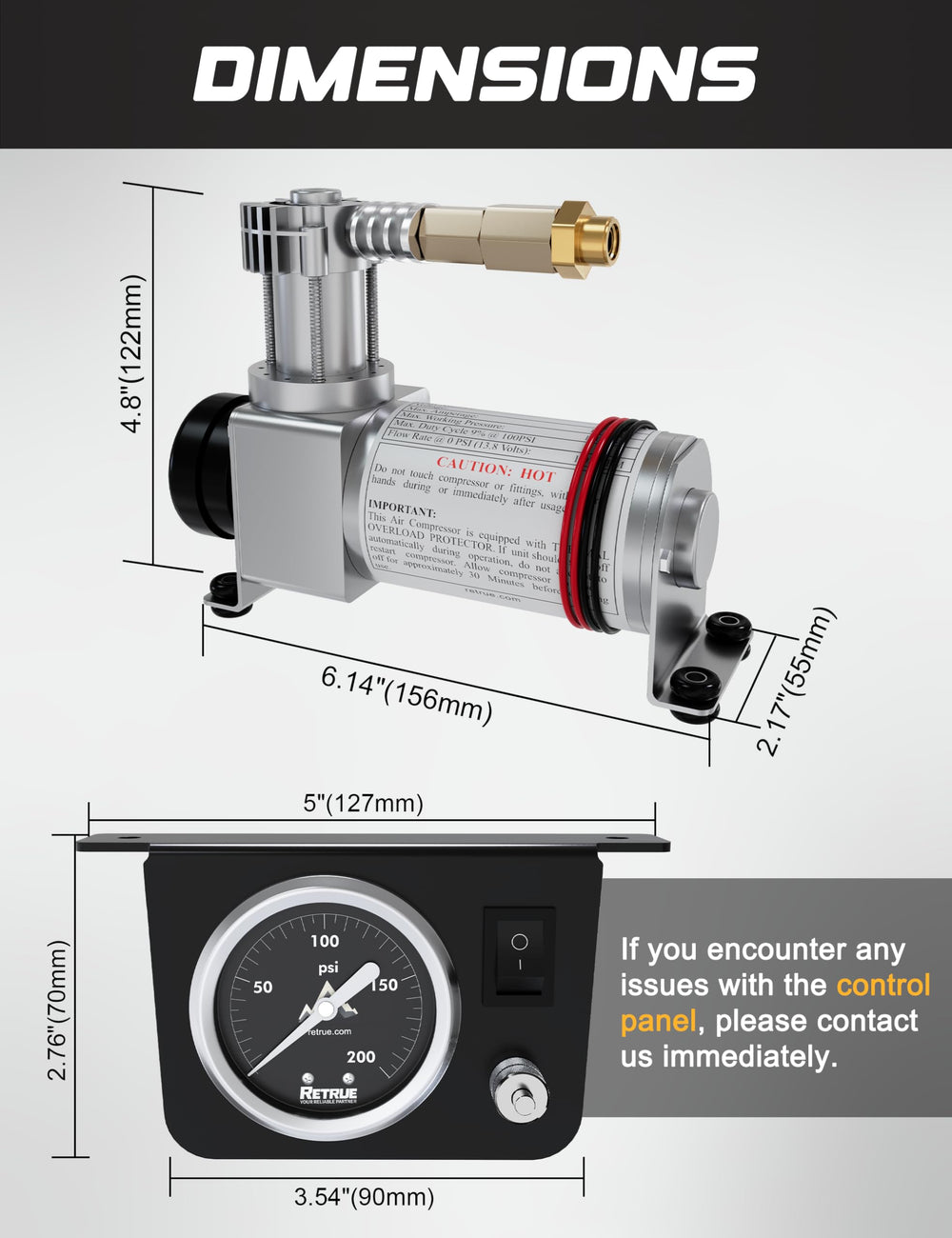 Retrue airbag suspension kit installed on a truck for a smoother ride
