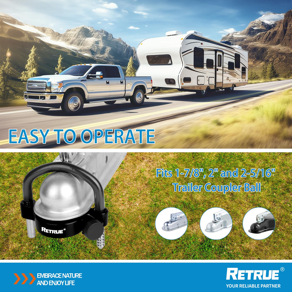 RETRUE bright yellow security color increases visibility and deterrence