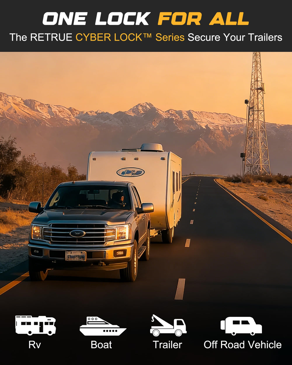 RETRUE Cyber Lock built from heavy-duty steel for tamper resistance.