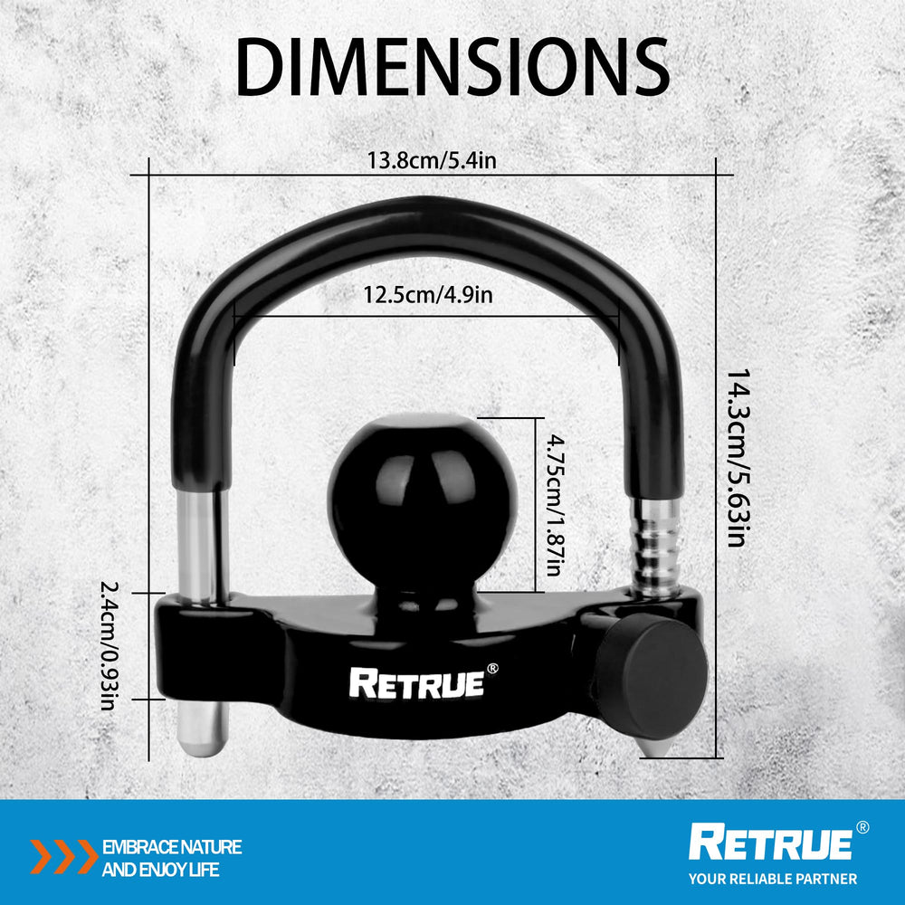 RETRUE rubber armrests protect against wear and improve grip