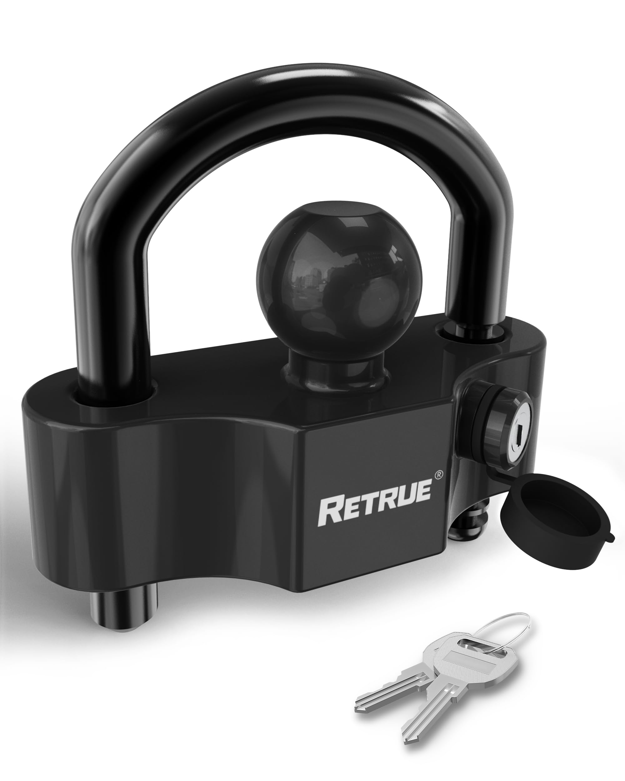 RETRUE universal coupler lock with adjustable-fit for 1-7/8, 2, and 2-5/16 inches.